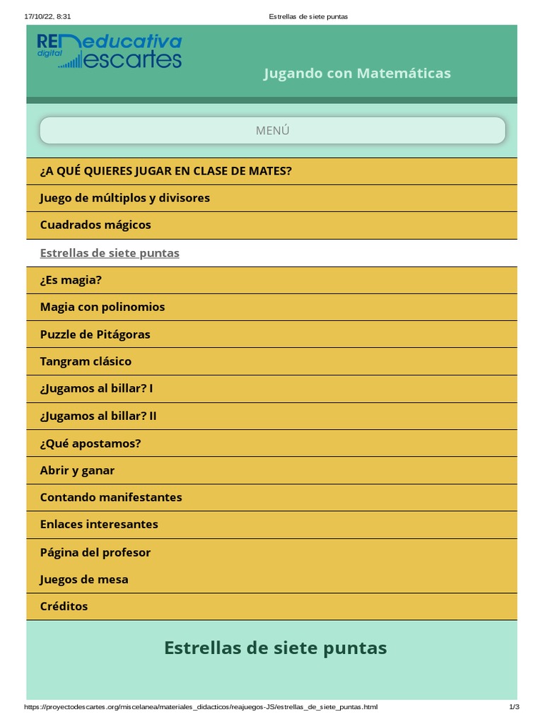 Estrellas de Siete Puntas | PDF