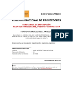 Registro Nacional Proveedores VIGENTE