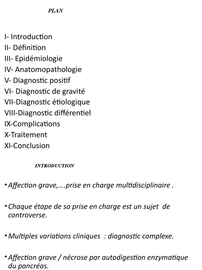 PANCREATITE PDF Vésicule biliaire Médecine
