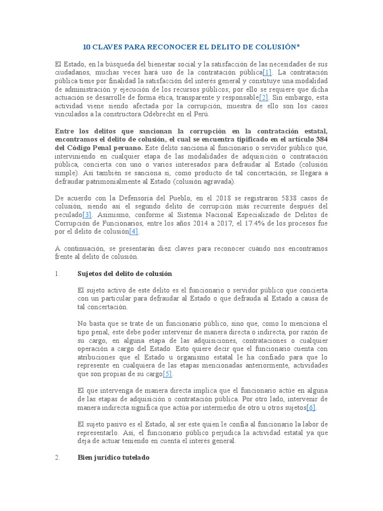 Claves para Identificar la Colusión | PDF | Derecho