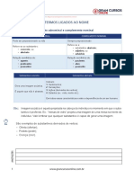 Termos Ligados ao Nome II - Adjunto vs Complemento Nominal