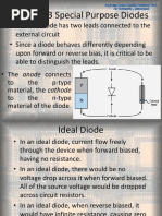 Chapter 3 & 4 Special - Purpose - Diodes and BJTs