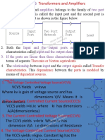 Transformers and Amplifiers Analysis