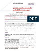 14 Psychological Intervention For Specific Learning Disability