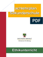 Fachlehrplan Sekundarschule Sachsen-Anhalt Ethik