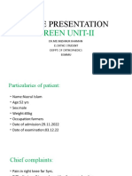 Advanced Osteoarthritis Case Presentation and Knee Replacement Plan