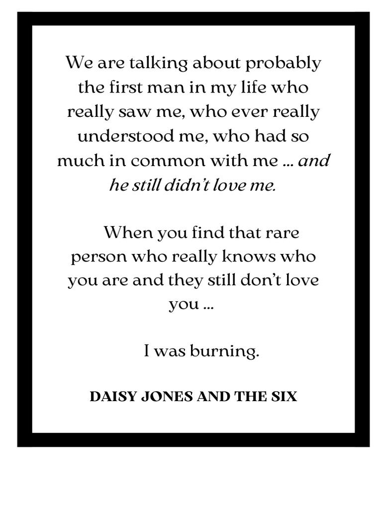 Daisy Jones and The Six Poster PDF