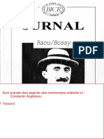 Raoul Bossy  jurnal Anul 1944 + Argetoianu, Armistitiu 