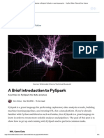 A Brief Introduction To PySpark. PySpark Is A Great Language For - by Ben Weber - Towards Data Science