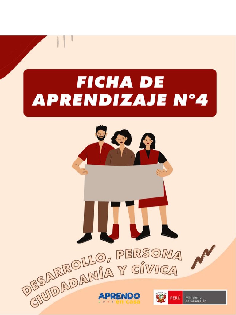 4 Ficha de Aprendizaje DPCC 3° Grado Vi Unidad | PDF | Votación ...