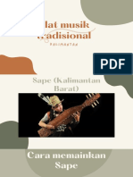 Alat Musik Tradisional Kalimantan