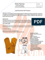 Ficha Tecnica Guante Soldador