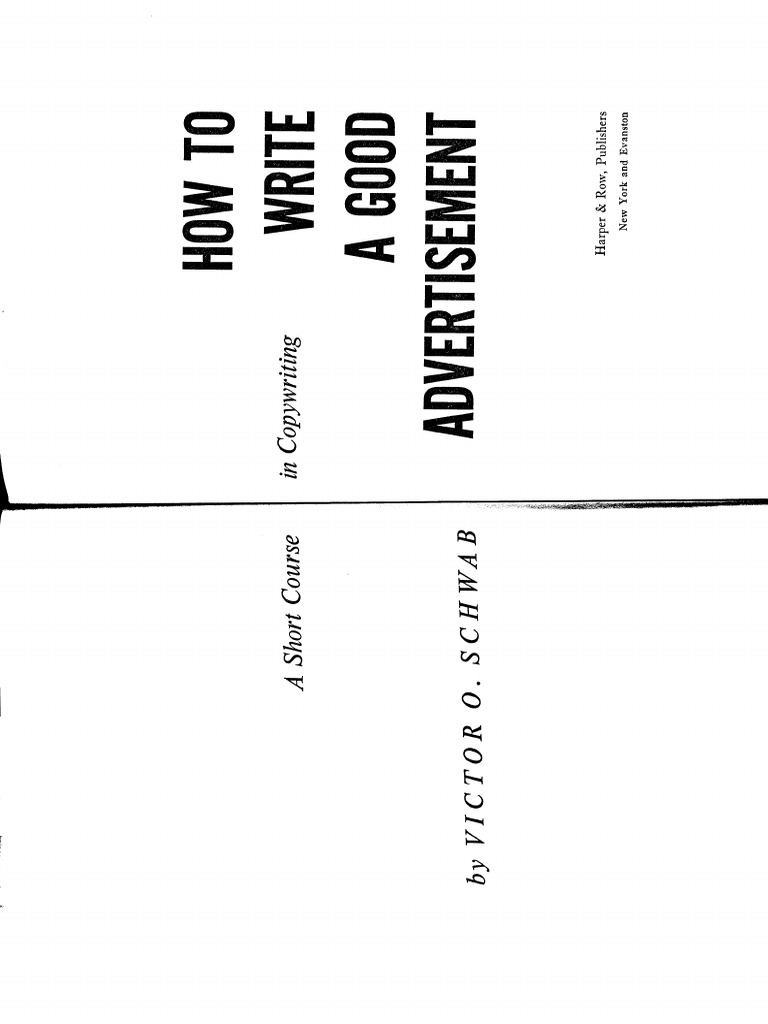 How To Write A Good Advertisement (001060) PDF