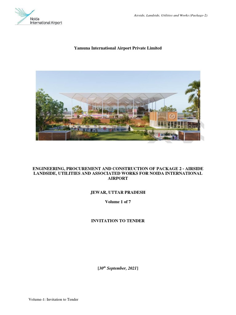 Invitation to Tender for Airport Works | PDF | Indemnity | Airport