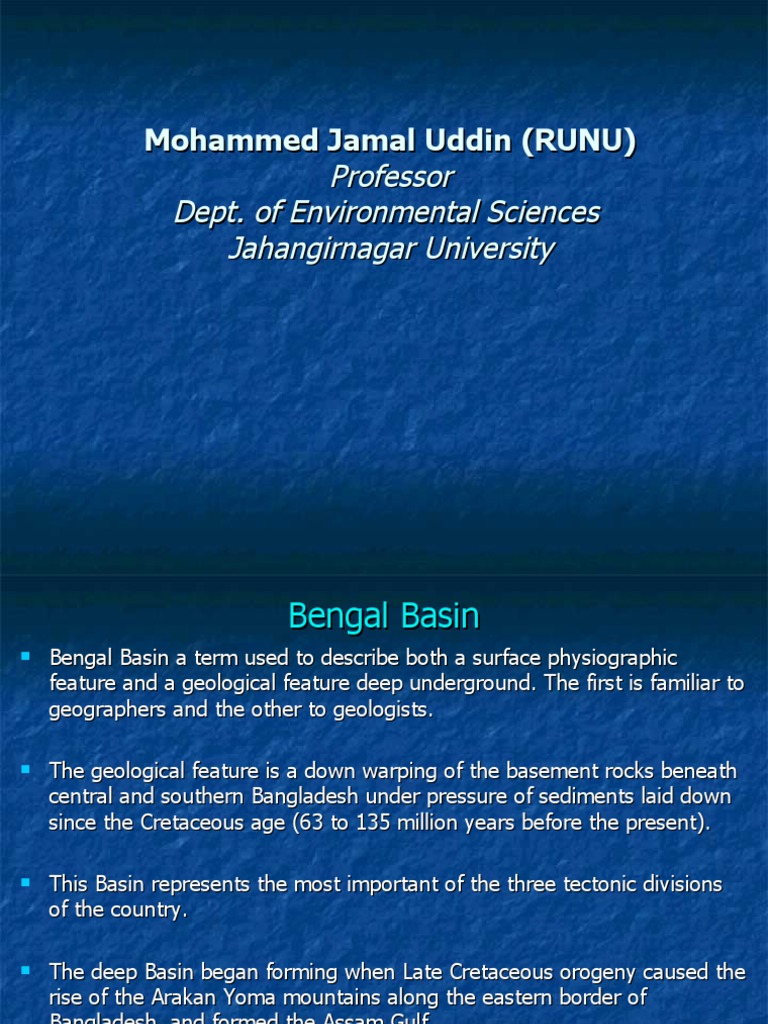 Overview of the Bengal Basin Floodplain | PDF | Floodplain | River