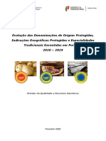 DOP, IGP e ETG em Portugal: evolução 2010-2019