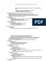 Resum Geografia T-2 ORGANITZACIÓ POLÍTICA DEL MÓN