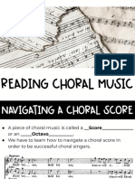 Reading A Choral Score - Filled in