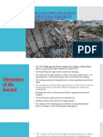 The Rana Plaza (Germent Factory) Disaster