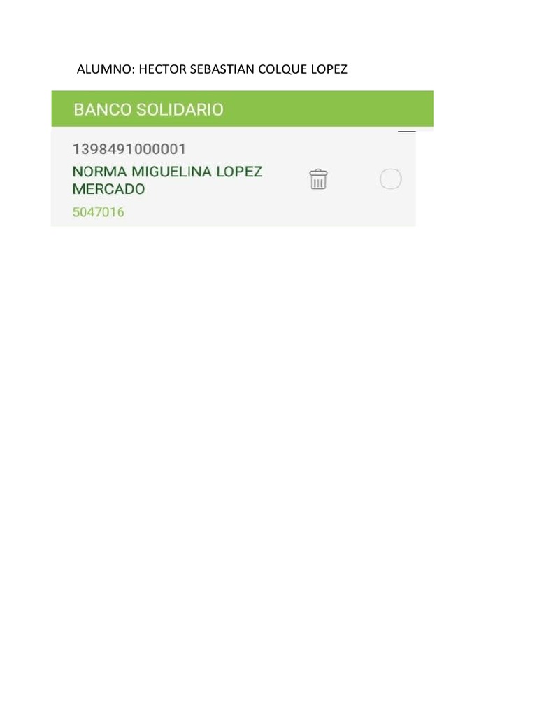Alumno: Hector Sebastian Colque Lopez | PDF