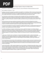 Análisis jurídico sobre la ilegalidad del bloqueo impuesto a Cuba por los Estados Unidos