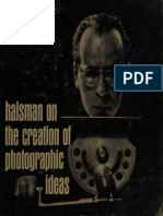 Halsman On The Creation of Photographic Ideas
