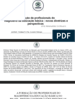 Formação de professores: novas diretrizes e perspectivas