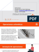 Operaciones Aritméticas