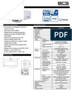 BCS-BIP7200 Kamera IP Karta Katalogowa