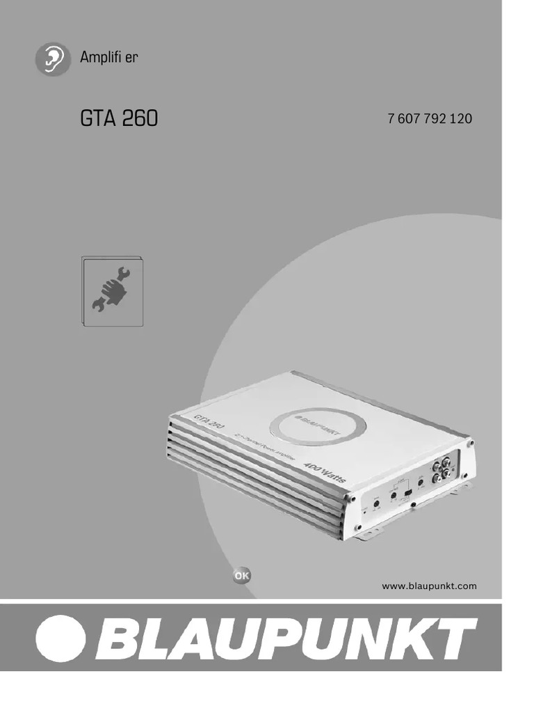 Manual de Instruções Blaupunkt GTA 260 | PDF