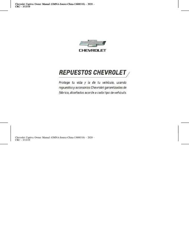 4 Manual Captiva | PDF | Motores generales | Vehículo de motor