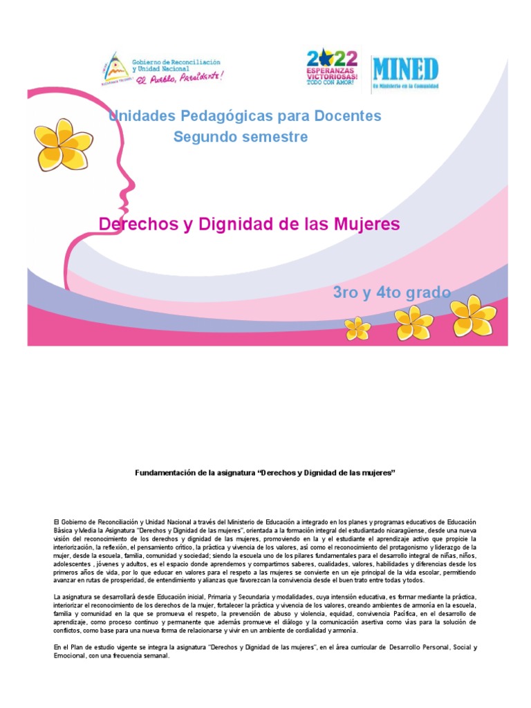 Educación en Derechos de Mujeres en Nicaragua | PDF | Igualdad de ...
