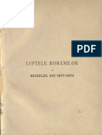 Luptele Romanilor Vol 1 Vacarescu Teodor Bucuresci 1886