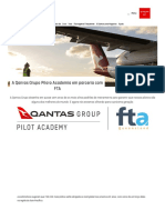 A Qantas Piloto Do Grupo de Academia _ Qantas