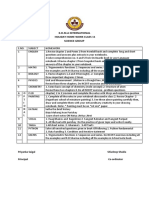 Holiday Home Work Class 11