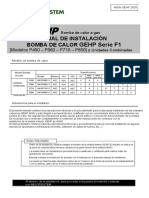 Aisin GEHP - Manual Instalación