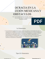 Democracia en La Constitución Mexicana y Obstáculos
