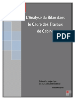 1 L'Analyse de Bilan Dans Le Cadre Des Travaux de Cabinet