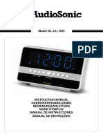 MODEL CL-1482 INSTRUCTIONS