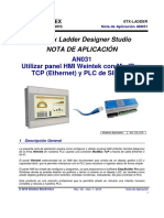 Hmi Con Modbus y PLC