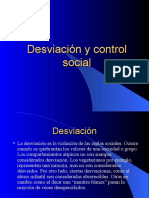 Desviación y control social: normas, desvíos y sanciones