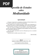 Apostila de Estudo Sobre Mediunidade (IDE-JF e C. E. Luz Eterna)
