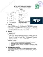 Derecho Constitucional Ii - Syllabus - Ujcm