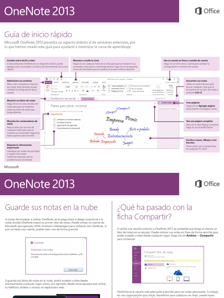 Onenote 2013 | PDF | Informática | Software
