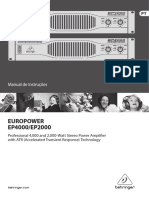 Europower EP4000/EP2000: Manual de Instruções