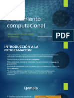 Pensamiento computacional y algoritmos