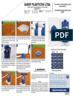 Instalação e operação de cisternas polietileno Bakof