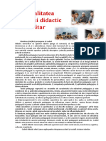 Personalitatea Cadrului Didactic Universitar.