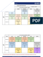 Horarios Abogacía Primer Semestre 2022-4