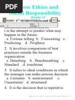 Business Ethics and Social Responsibility Module 2 Grade 11 QTR 2